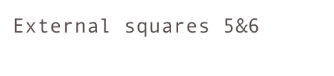 External squares 5&6