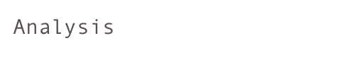 Analysis