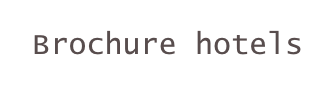 Brochure hotels